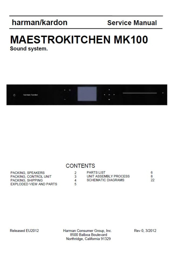 Maestrokitchen MK-100 Rev.0